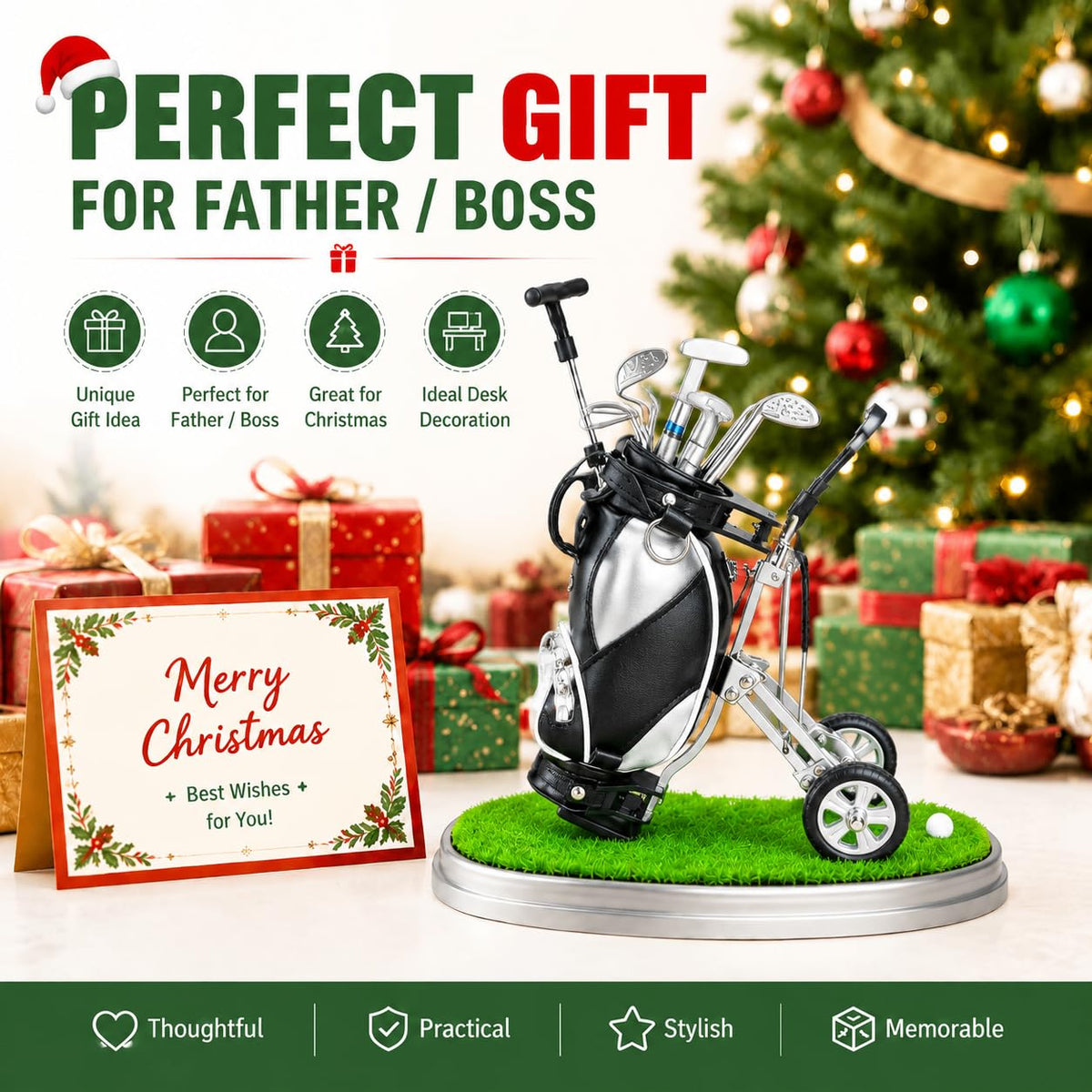 10L0L Golf Pen Holder Golf Club Pens Gift Set Race Souvenirs Unique Gifts for Golfer Fans Coworker