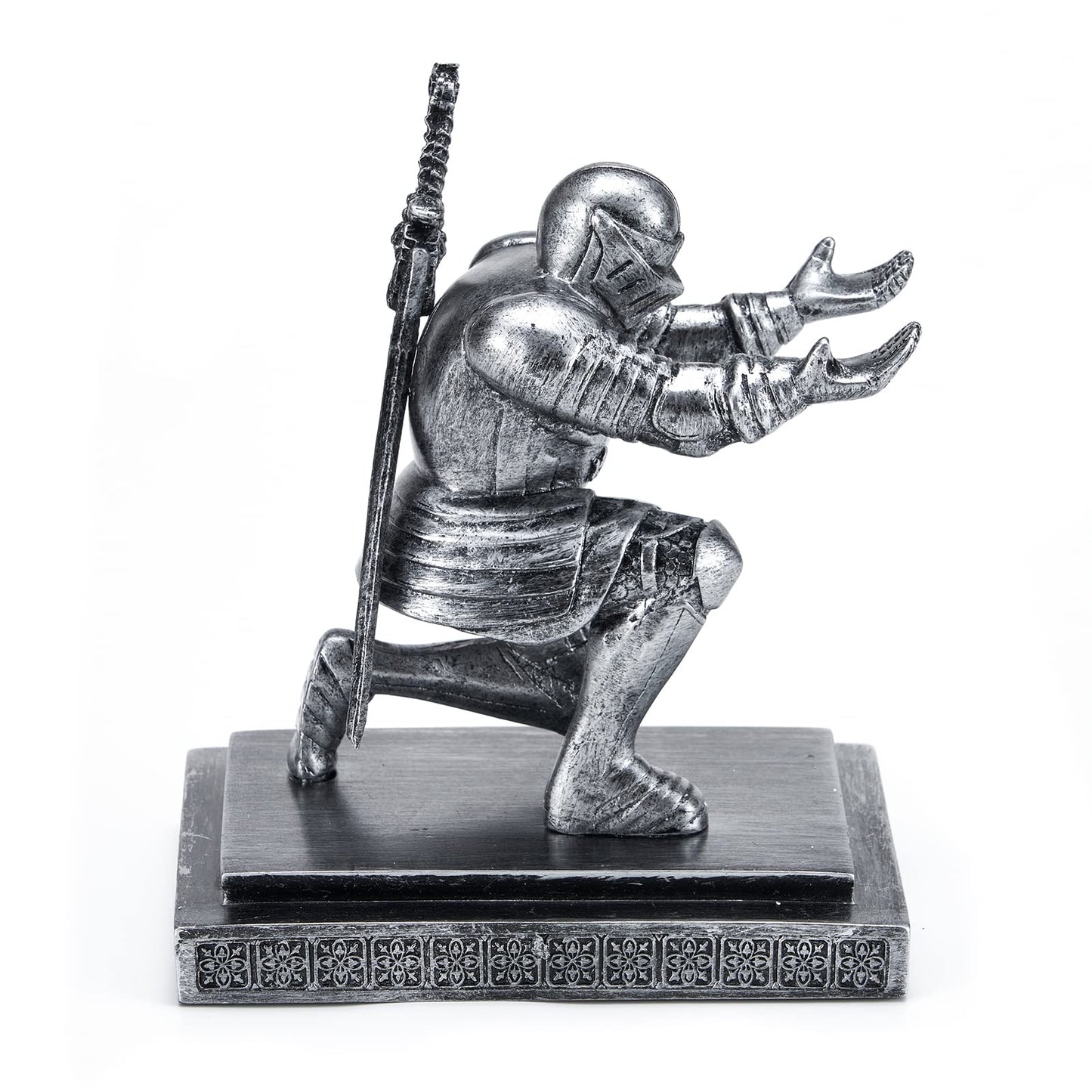 ThreeH Knight Pen Holder Magnetic Resin Ornaments Desk Decoration Home Decoration Pen Organizer