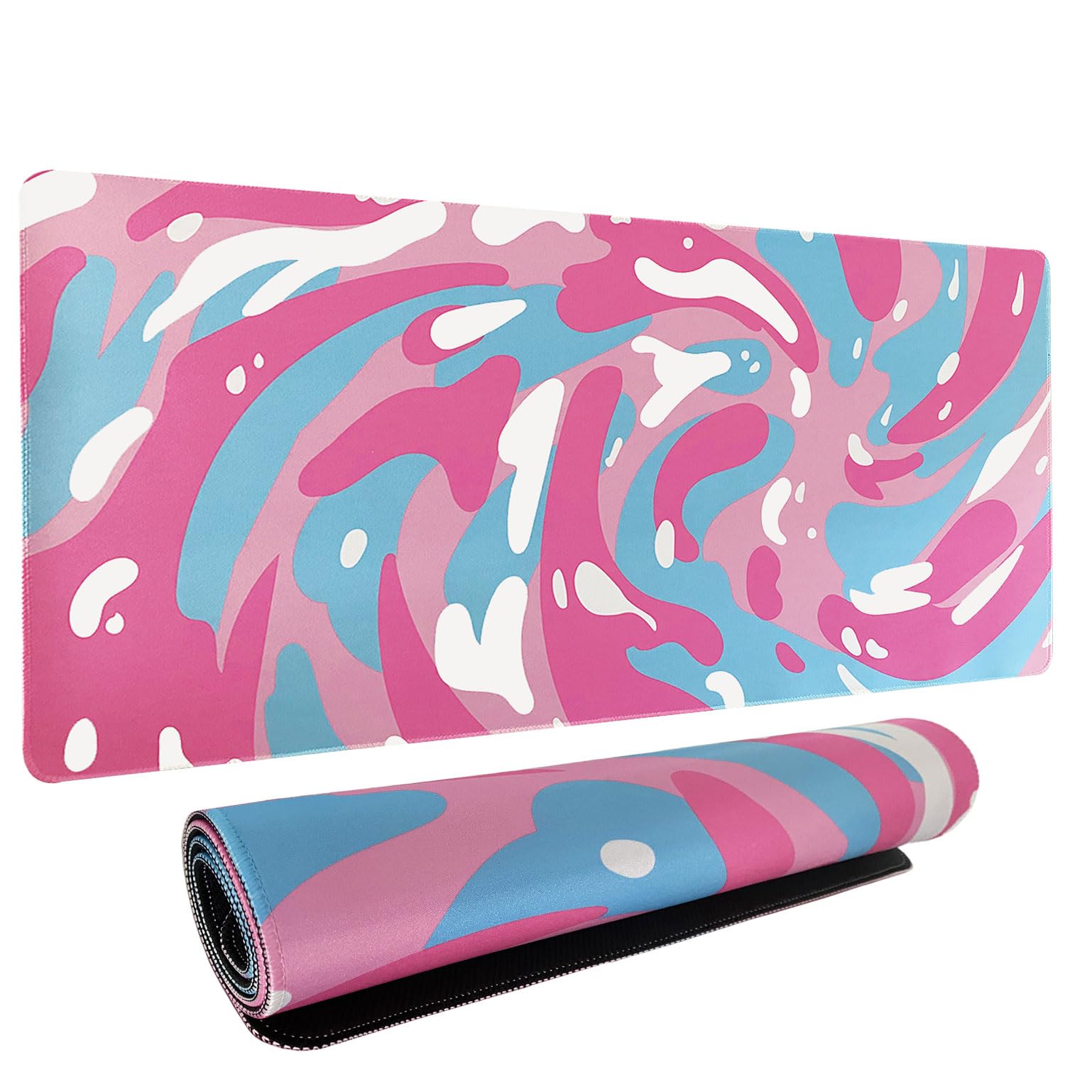 Fluid Pattern XL Mouse Pad,Super Thick Fluid Pattern Large Gaming Mousepad