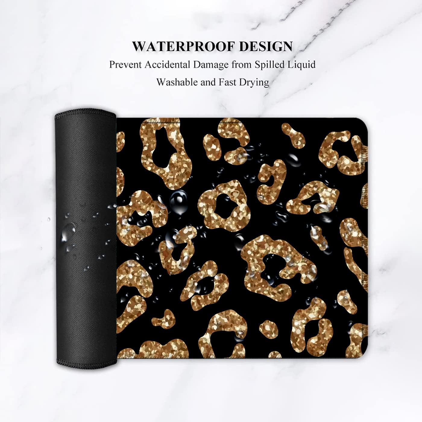 Gaming Mouse Pad and Keyboard Wrist Rest, Large Extended Mouse Pad 31.5X 11.8,Ergonomic Memory Foam