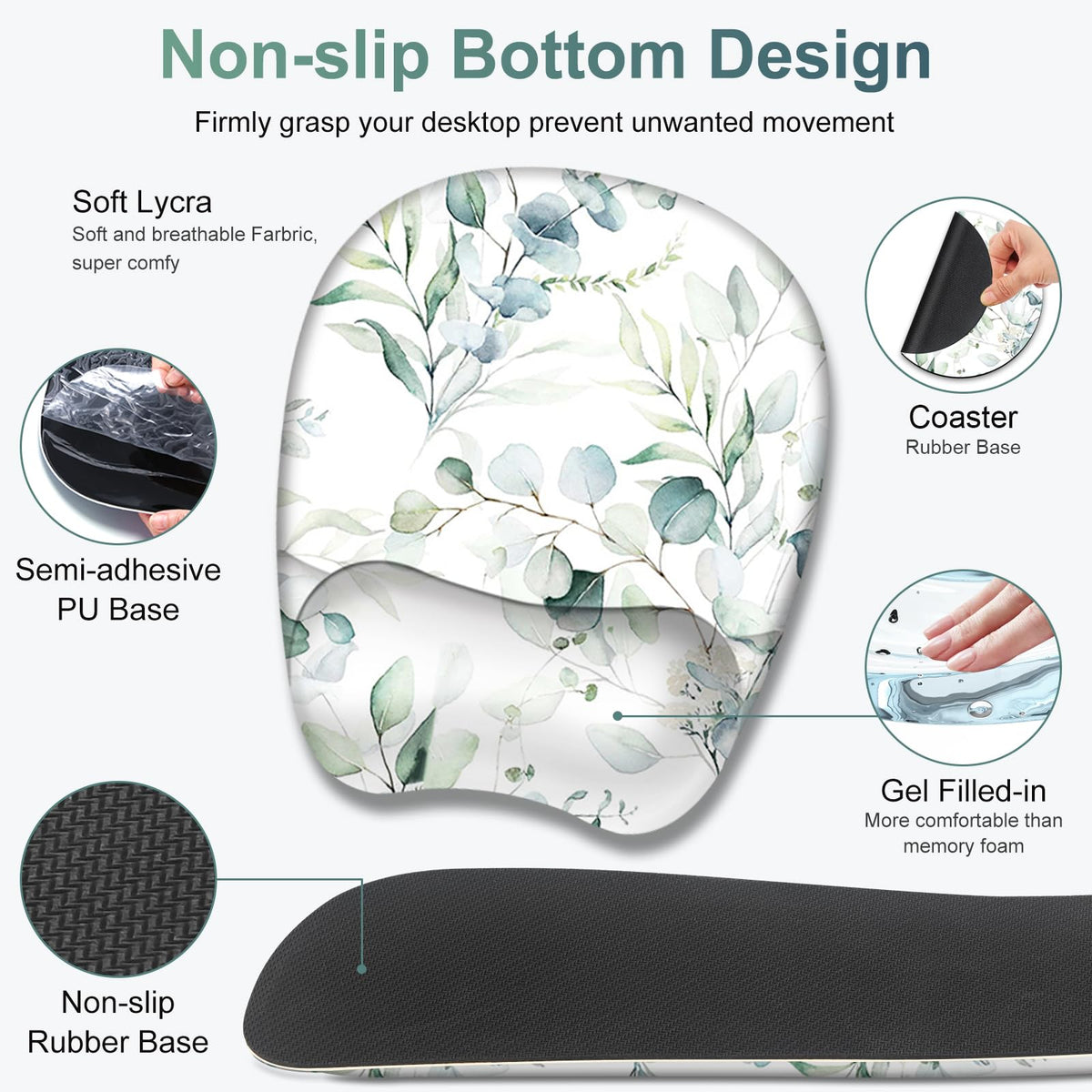 NXZGO Large Mouse Pad with Wrist Support 4in1 Set, XXL Big Game Mousepad +Keyboard Wrist Rest+Mouse