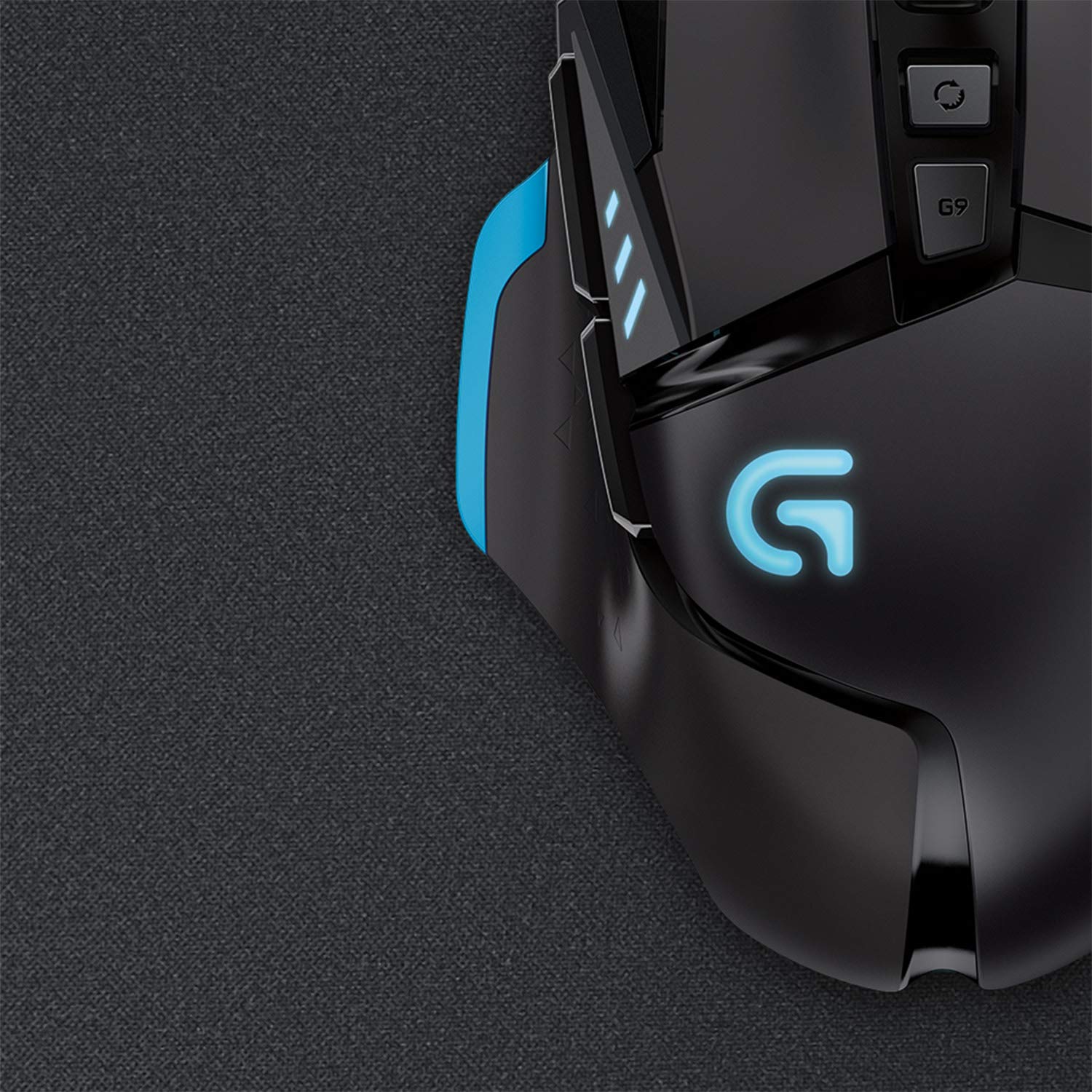 Logitech G640 Cloth Gaming Mouse Pad, Moderate Surface Friction, Consistent Surface Texture