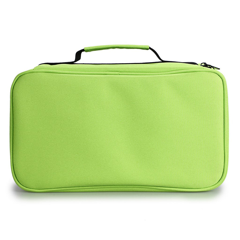 BTSKY Art Marker Carrying Case Lipstick Organizer-60 Slots Canvas Zippered