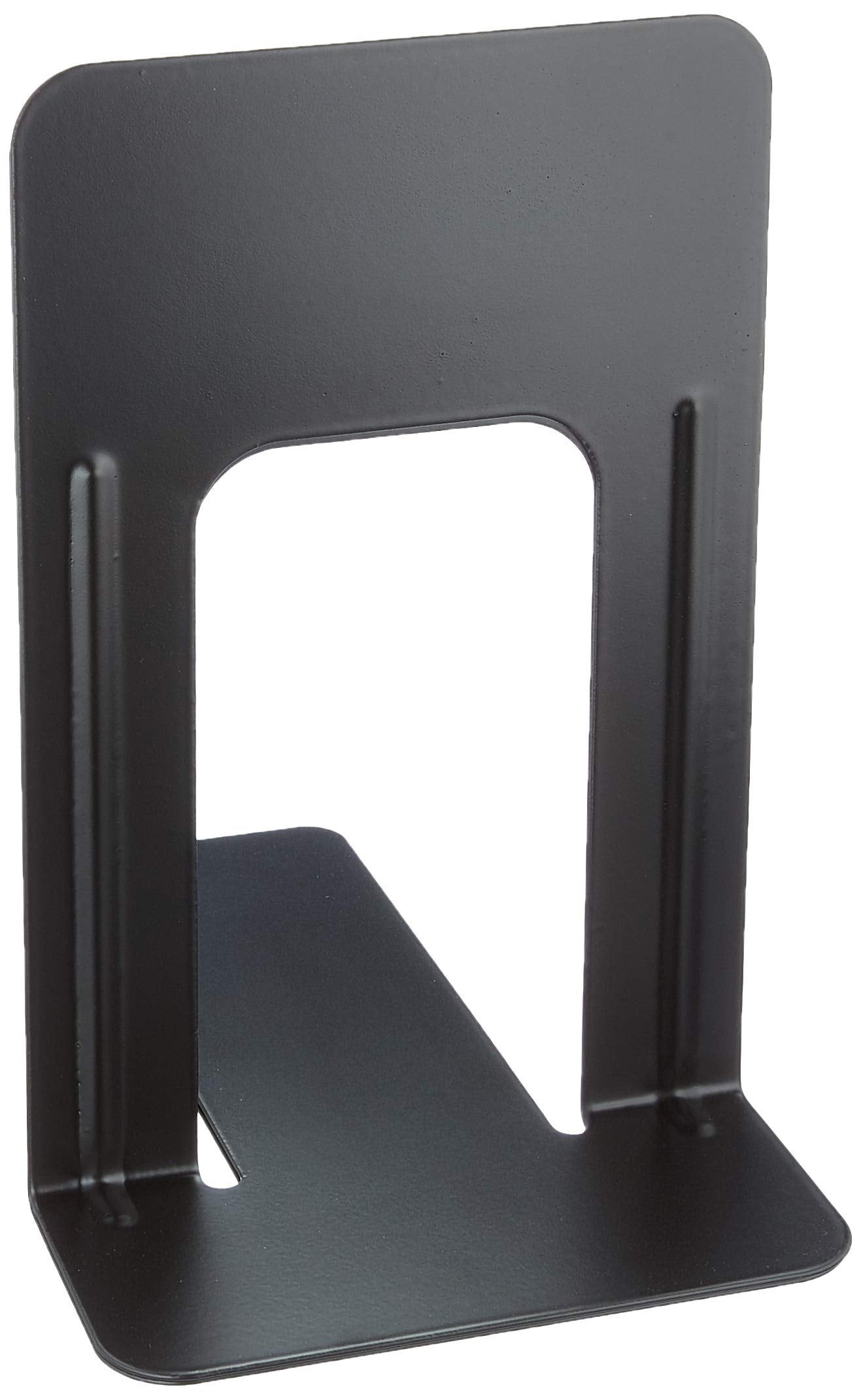 5 Star Office Book Ends Metal Heavy-Duty 178mm Black (Pack 2)
