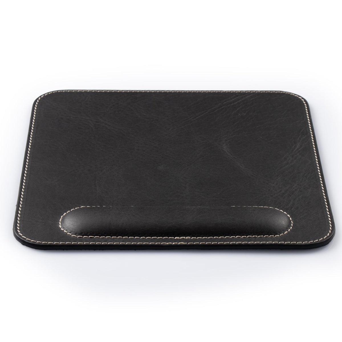 Londo Top Grain Leather Mouse Pad with Wrist Rest – Ergonomic Support, Non-Slip Base, Smooth Surface