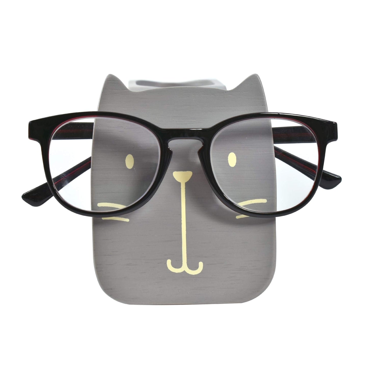 I'm Wood Multipurpose Eyeglass Phone Pen & Pencil Holder Stand Stationery Desk Organizer