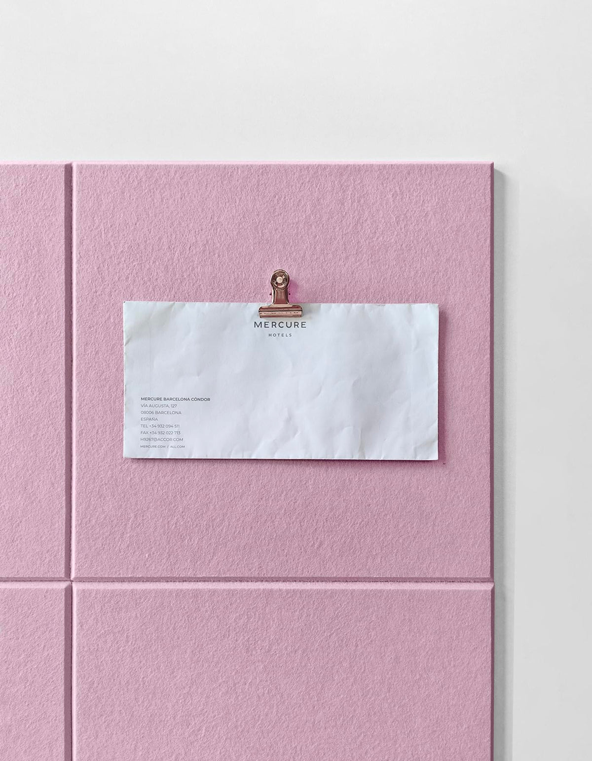 Cork Board 24 x36 Alternative - 6 Pack Felt Wall Tiles with Safe Removable Adhesive Tabs, Cork