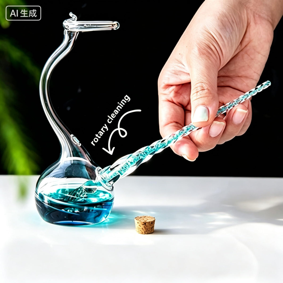 Earlyred Calligraphy Pen Set Handmade Glass Dip Pen Holder Crystal Drip Fountain Pen Writing