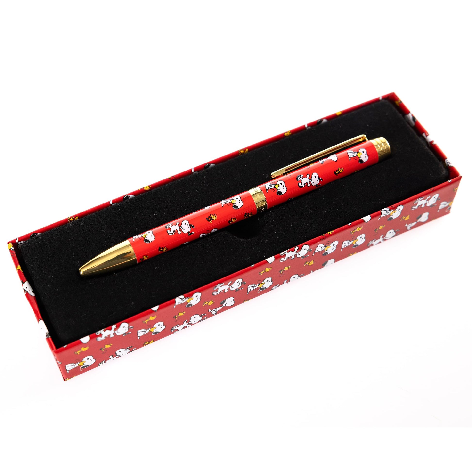 Graphique Peanuts Pattern Fashion Pen | 5.5" Ballpoint Pen | Refillable Black Ink | Retractable