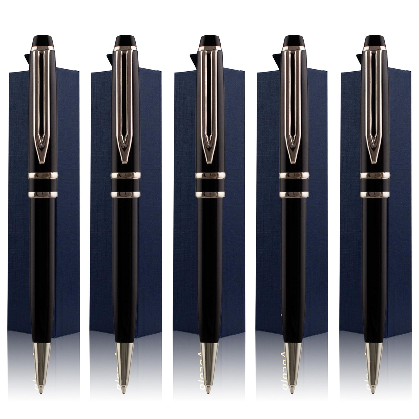 Ancolo Personalized Ballpoint Pens - with Your Message Name on the Pens