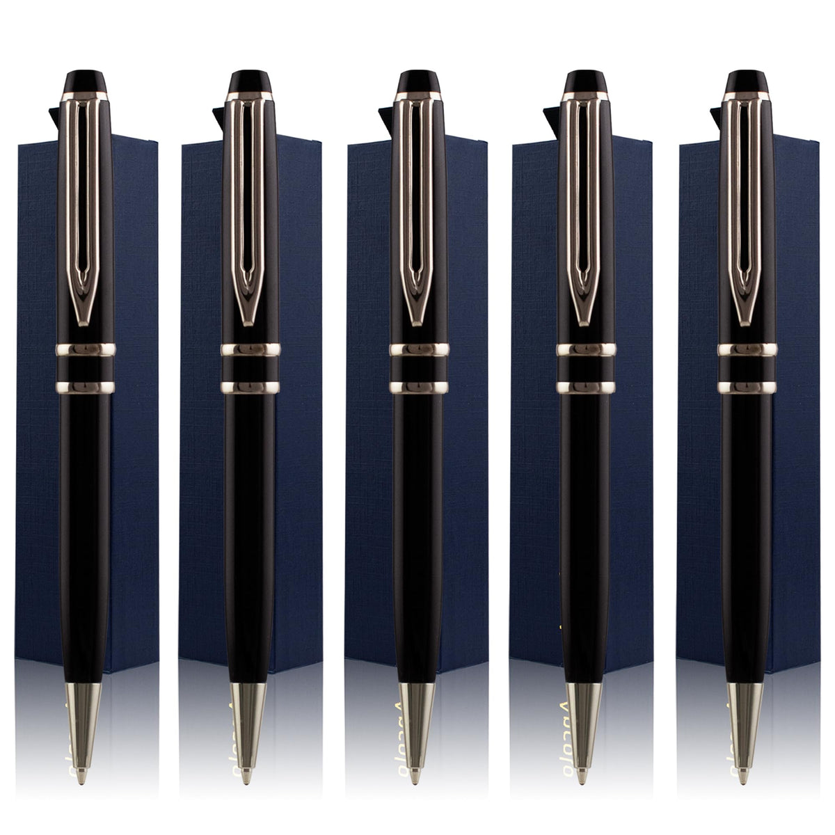 Ancolo Personalized Ballpoint Pens - with Your Message Name on the Pens