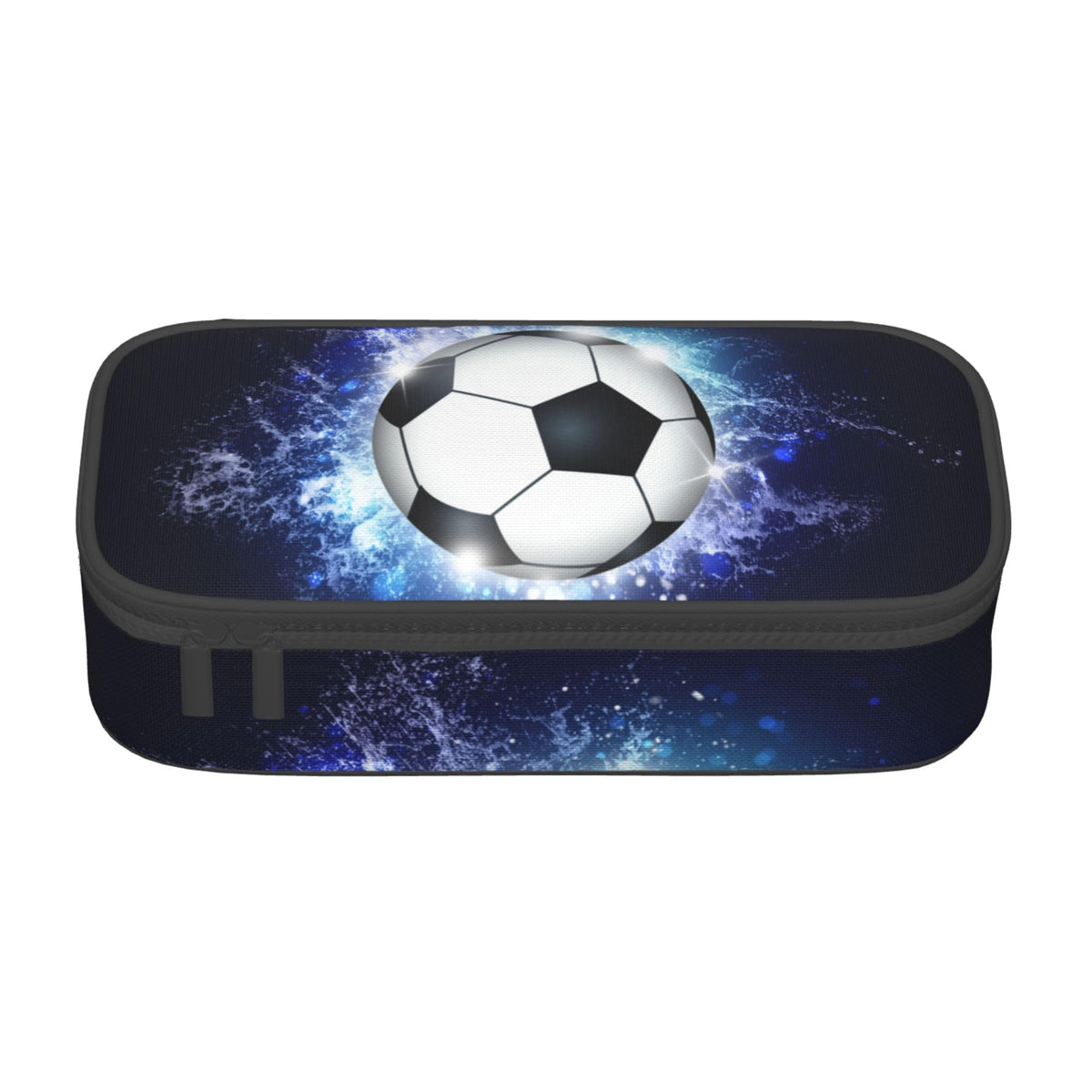 YIJIUWKIS Boys Pencil Pouch with Soccer Ball, Sports Pencil Case Pencil Box for Kids, Big Capacity