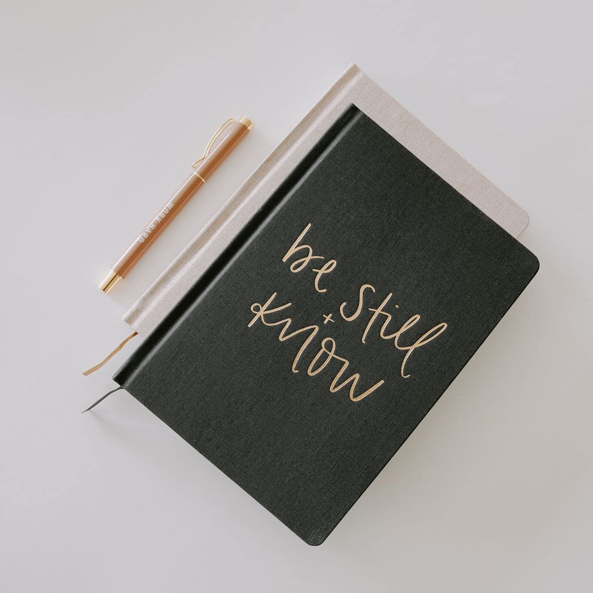 Sweet Water Decor Be Still and Know Notebook for Women - Bible Study Notes Journal, Church Notes