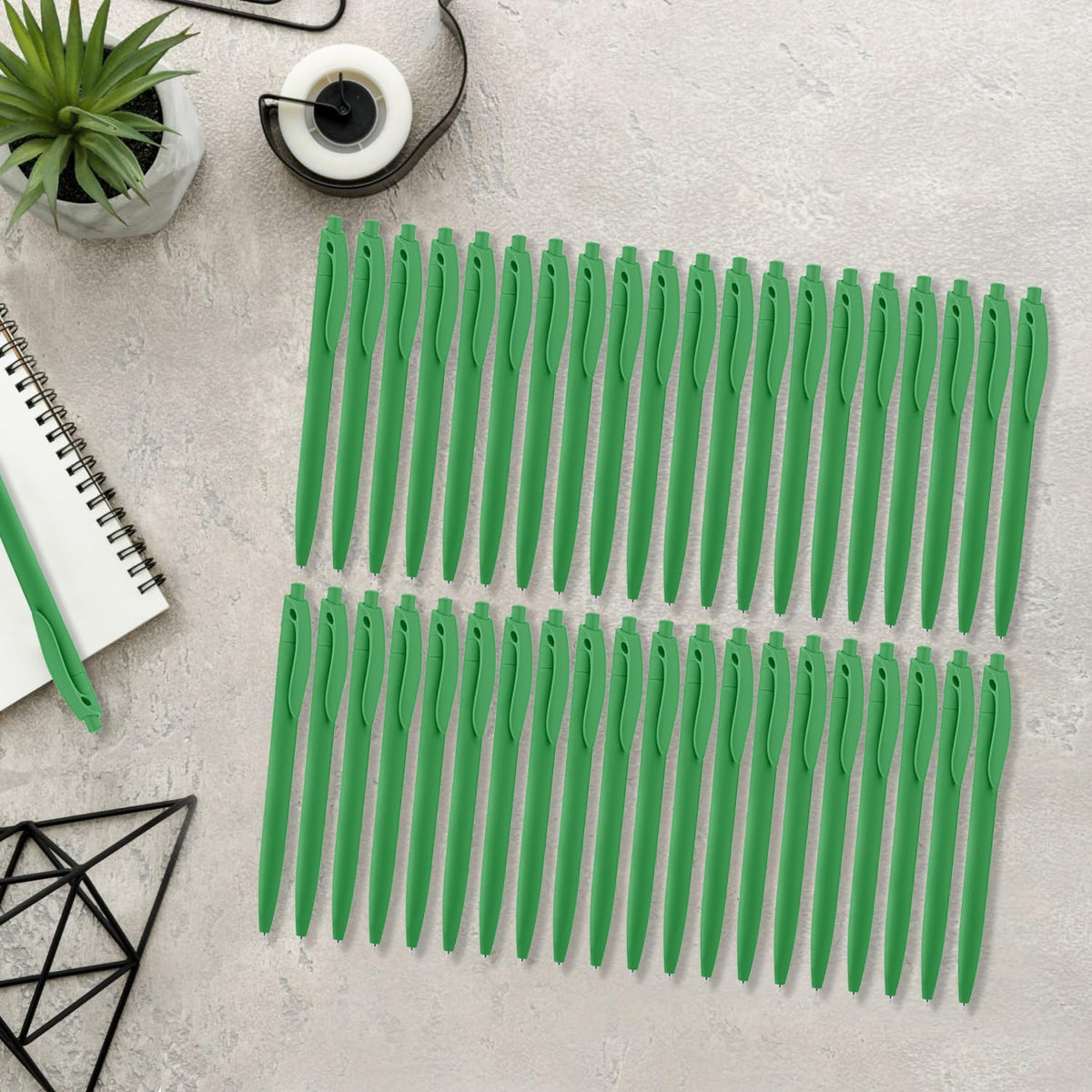 Aozora Pens Bulk 80 Pack Click Pens No Bleed,Wholesale Retractable Ballpoint Pens Medium