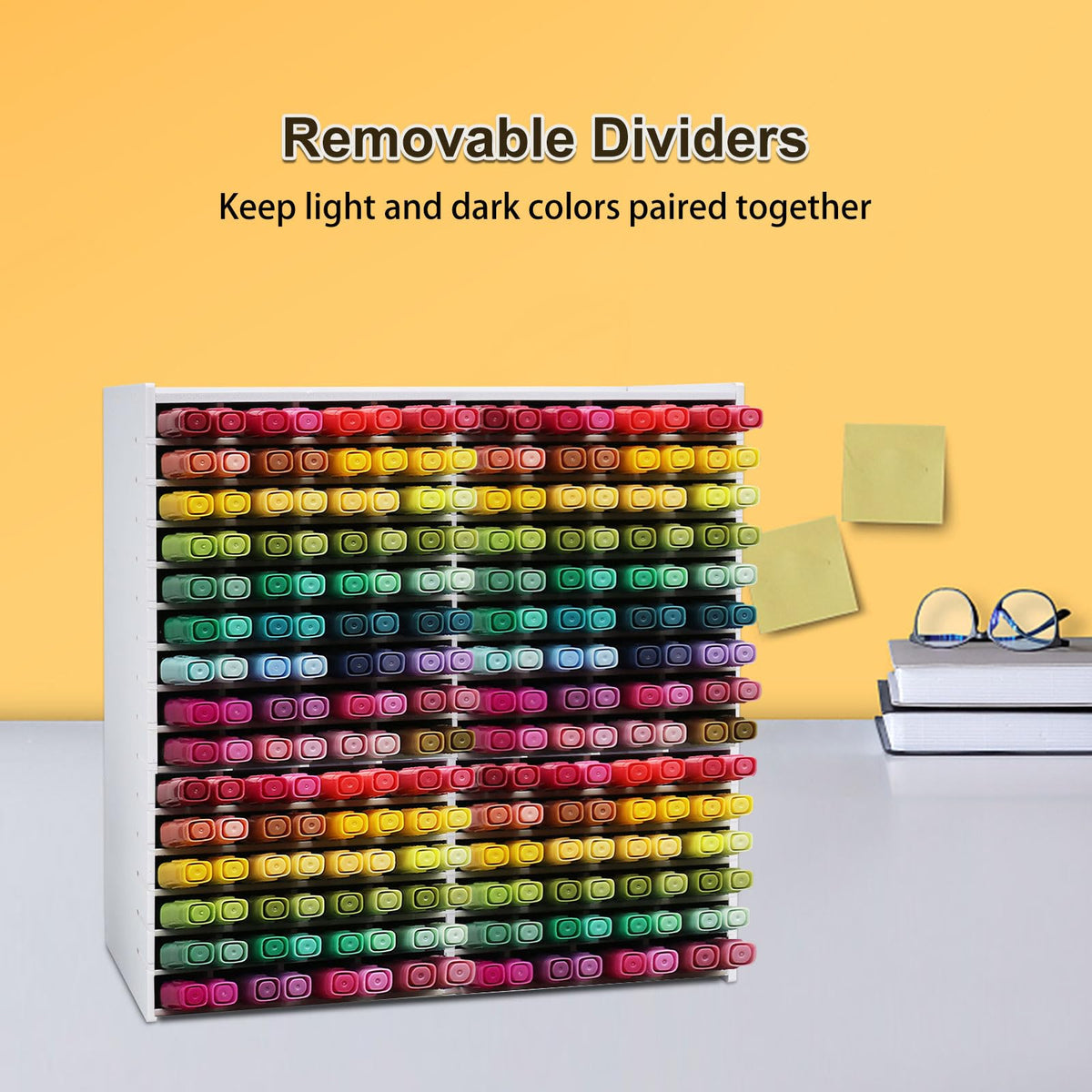 SANFURNEY Marker Pen Organizer Holder for 240 Markers