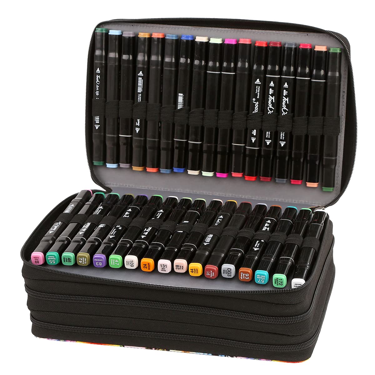 Lbxgap 102 Slots Marker Pen Organizer Case w/Handle