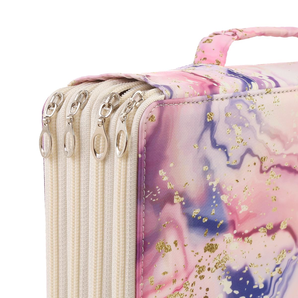 Lbxgap 300 Slots Colored Pencil Case Organizer, 4 Layer Bag