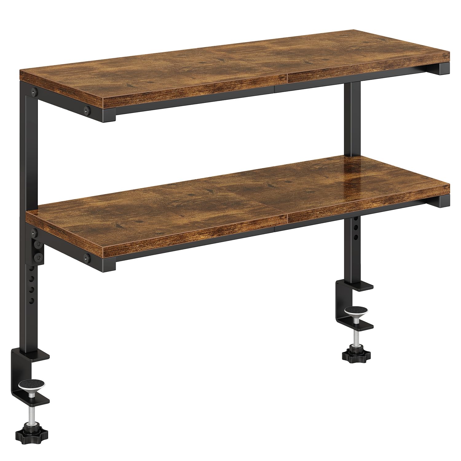 IBUYKE Clamp on Desk Shelf, 22.8” Large Desk Extender Shelves UTMZ010H