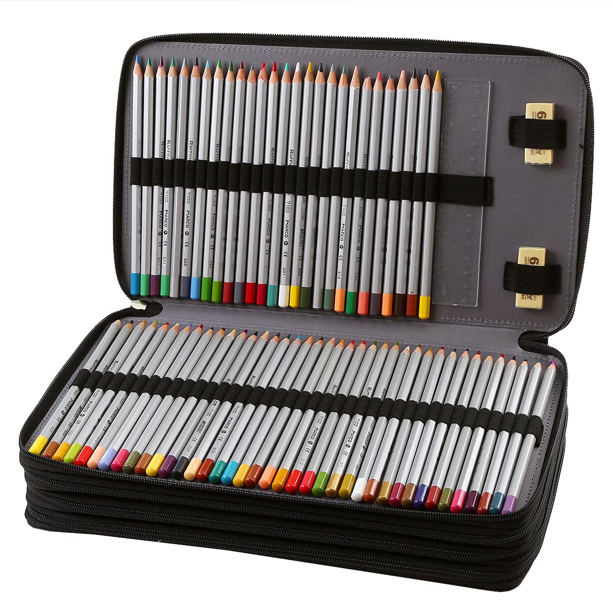 Lbxgap 300 Individual-Slots Pencil Case