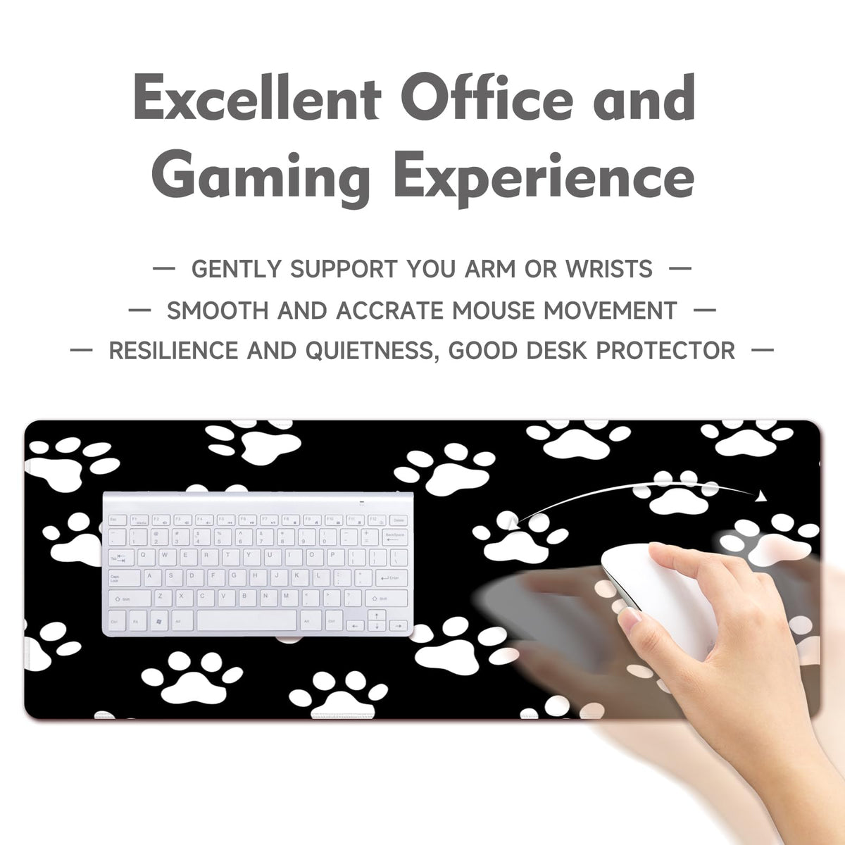 Mouse Pad Gaming Mouse Pad Desk Pad XL Large Mouse Mat Keyboard Mat Office Desk Decor