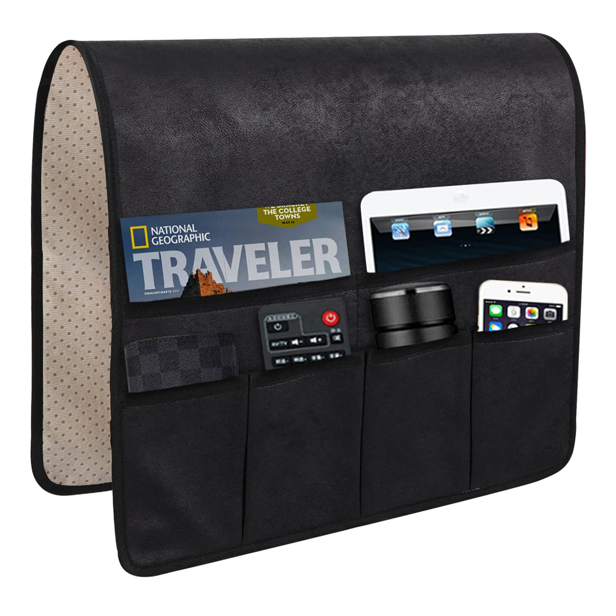HAOMAIJIA Sofa Armrest Organizer, Remote Control Holder for Recliner Couch