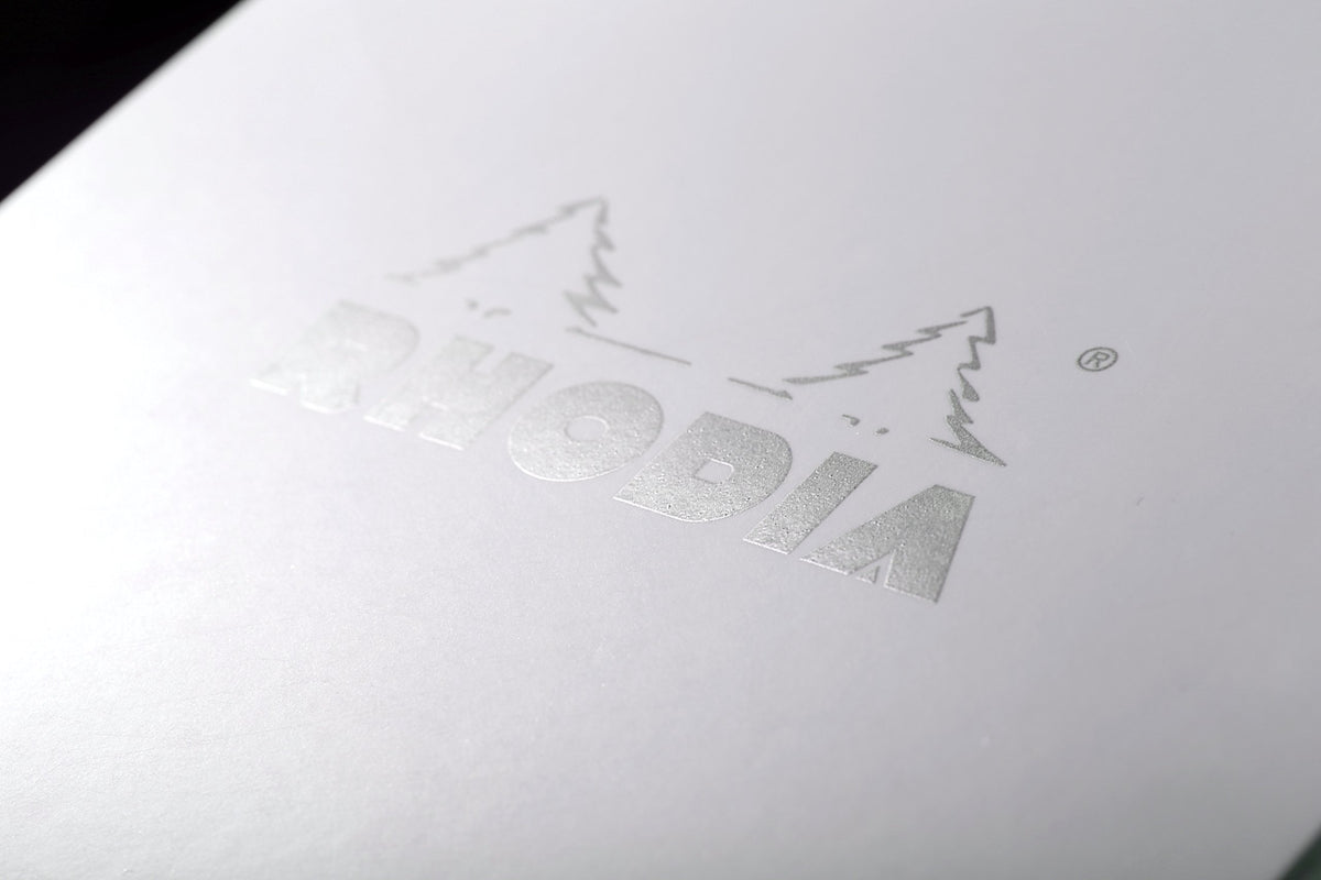 RHODIA cf16201 Notepad, No.16 (A5), 80 Sheets, 0.2-inch (5 mm) Grid Ruled, Water Repellent Cover
