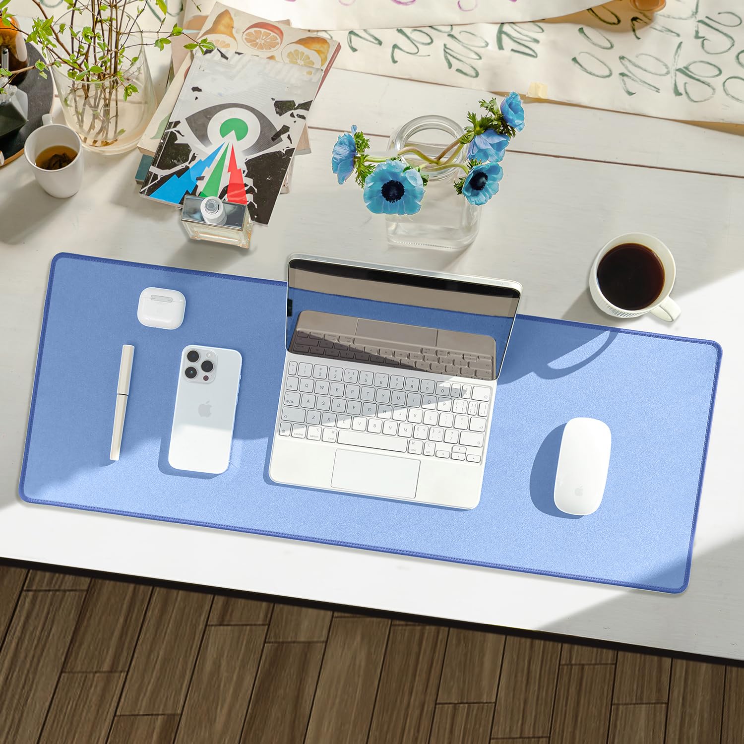 Reniteco Waterproof Large Office & Gaming Mouse Pad, 31.5" x 11.8" x 0.12"