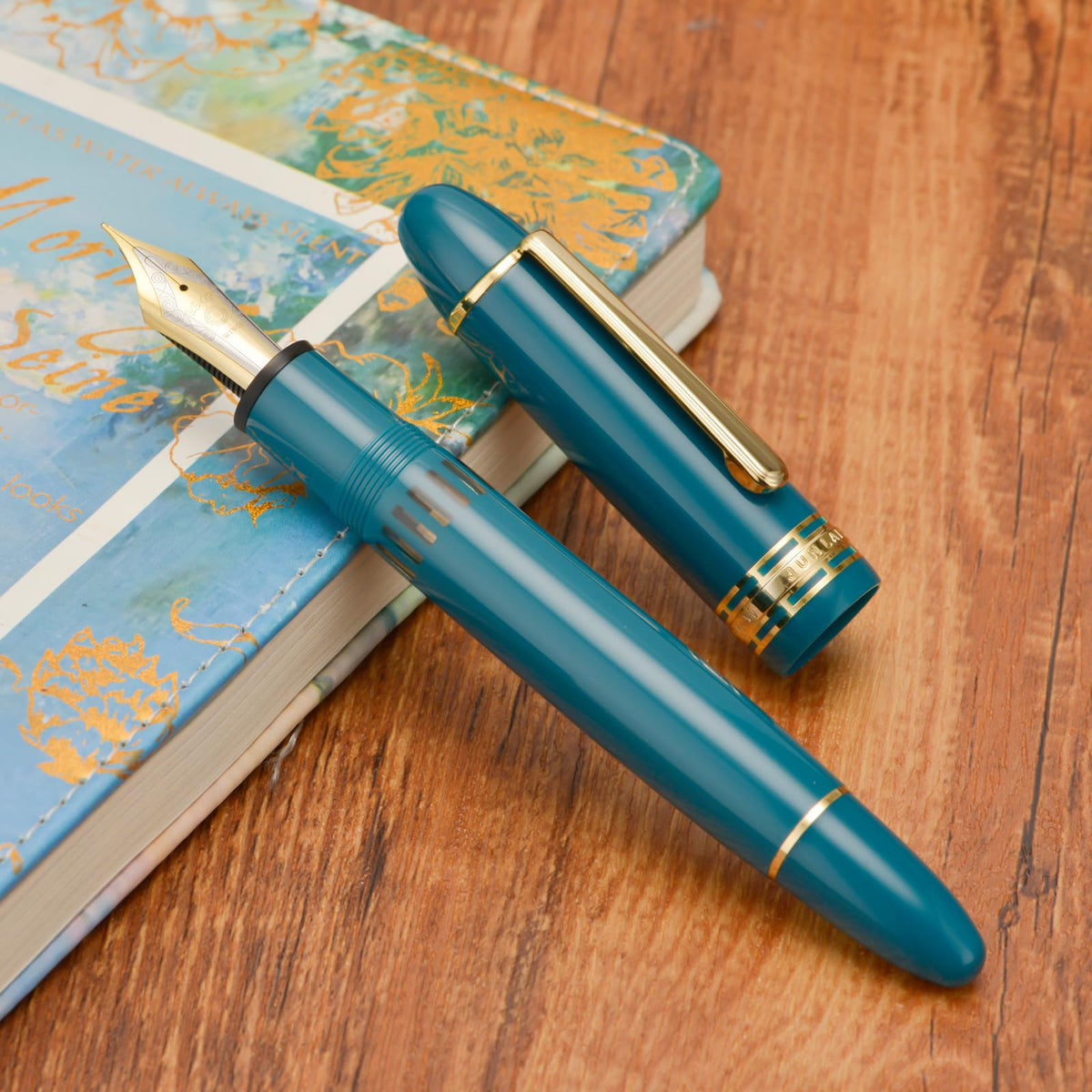 Wikult Yongsheng Junlai 630 Acrylic Fountain Pen, Size 8 Medium Nib with Piston Filling System