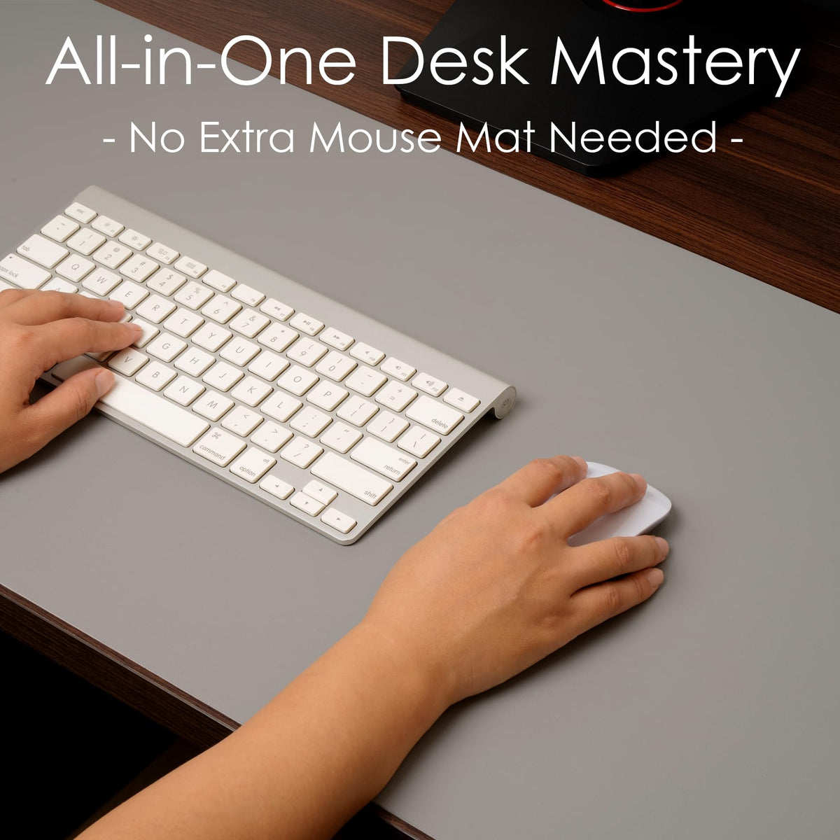 Leather Desk Pad Protector, Waterproof Mouse Pad, PU Desk Mat, Office Desk Cover, Desk Writing Mat