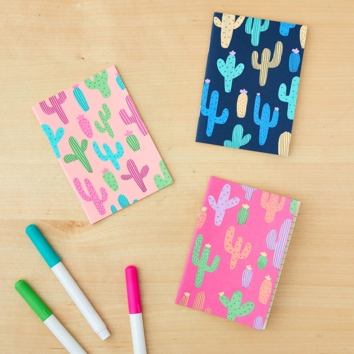 Paper Junkie 24 Pack Mini Paper Notebooks for Kids, Bulk Pocket Notepads with 48 Lined Pages for