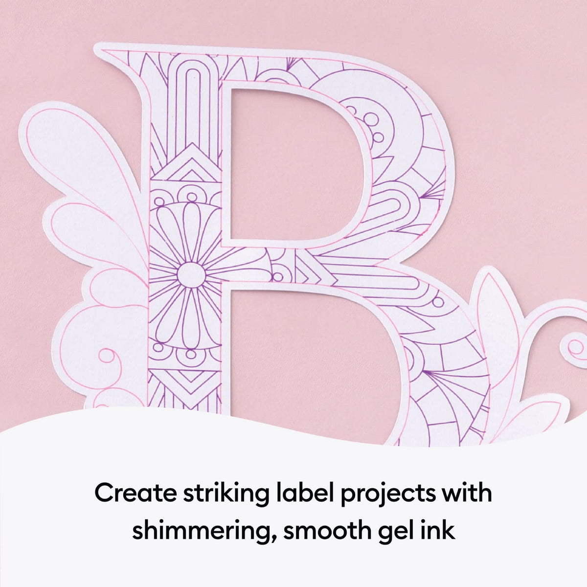 Cricut Glitter Gel Pens (Set of 10), Add Glitter to Cards, Paper, Decor, and More, for Use Maker