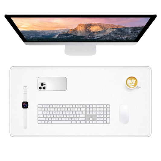 Dapesuom Large Gaming Mouse Pad, Extended Mouse Mat with Stitched Edges, Full Size Keyboard Pad