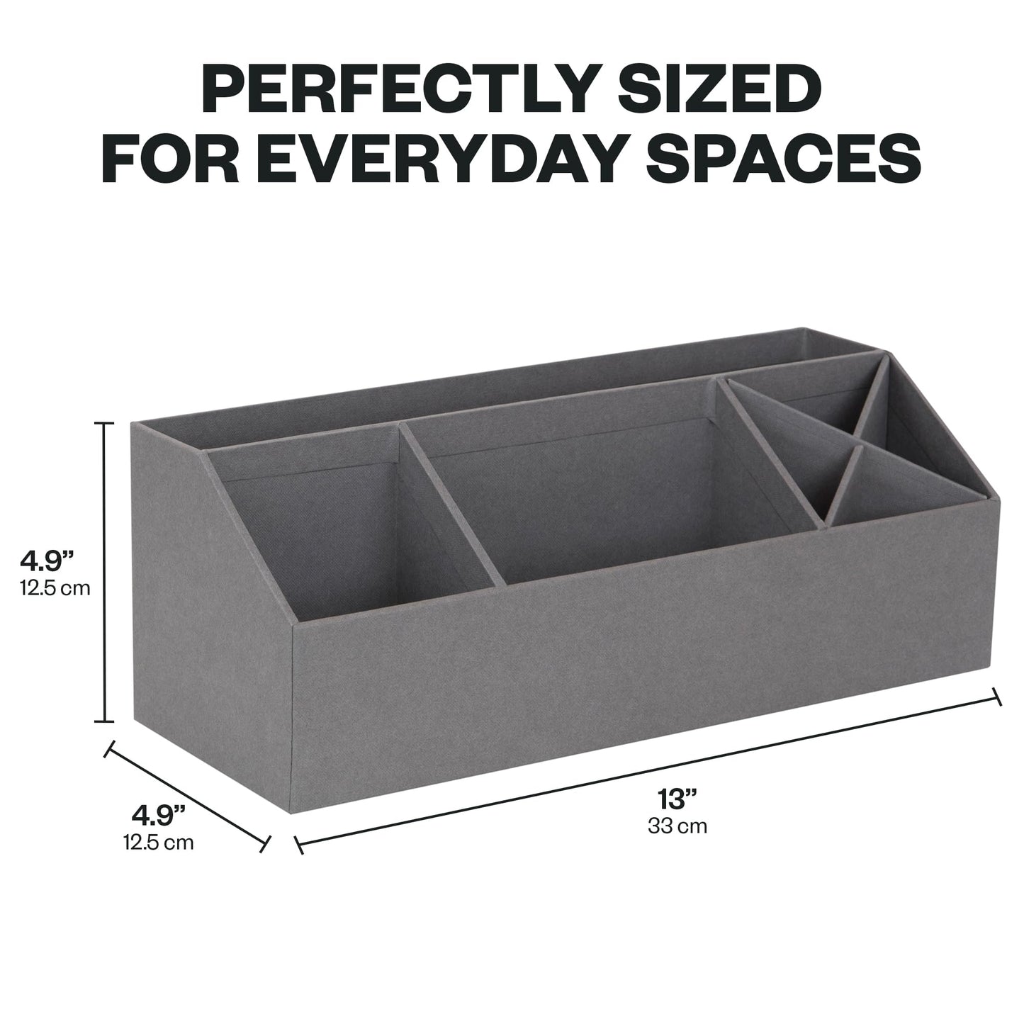 Bigso Elisa Desktop Organizer - Durable Office Desk Organizer with 7 Compartments for Office