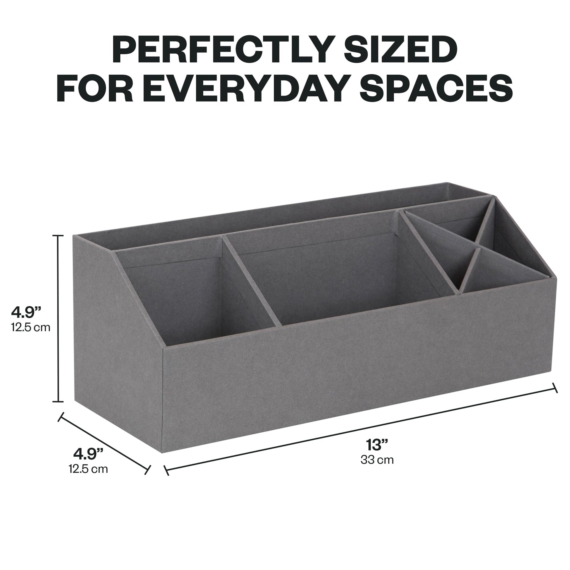Bigso Elisa Desktop Organizer - Durable Office Desk Organizer with 7 Compartments for Office