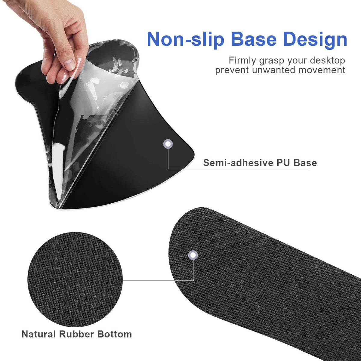 Mouse Pad with Wrist Support and Keyboard Wrist Rest Pad Set,Ergonomic Mouse Pads for Computers