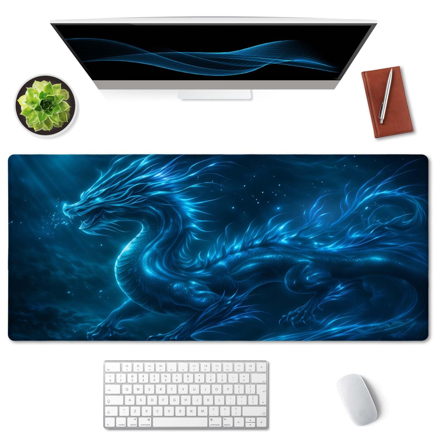 SSOIU Extended Mouse Pad, XXL Gaming Mouse Pads, Large Big Mousepad Laptop Computer Keyboard Mat