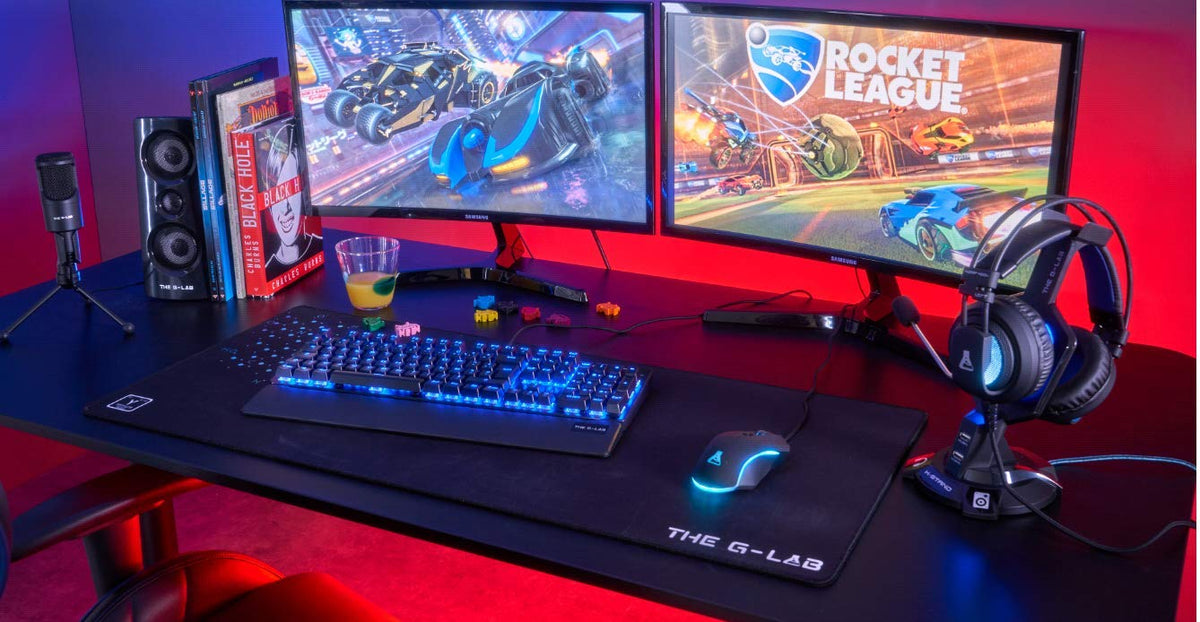 The G-Lab Yttrium Pad – XXL Mouse Mat 900 x 400 x 4 mm – Large Gaming Mouse