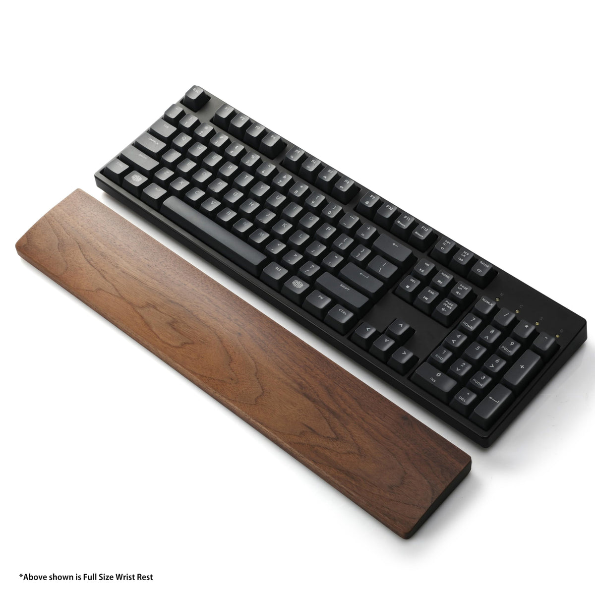 Faluber Wooden Wrist Rest, 17.3-inch Length and 20mm Thickness for Full-Sized Keyboard, Palm Rest