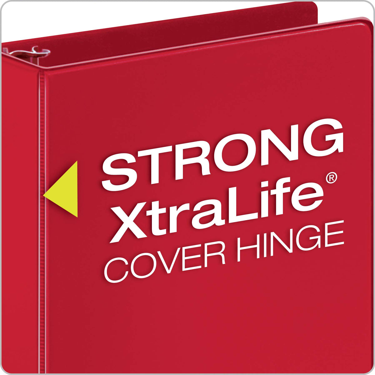 Cardinal 3 Ring Binders, Binders for School and Office, Durable 2 Inch Binder with Round Rings