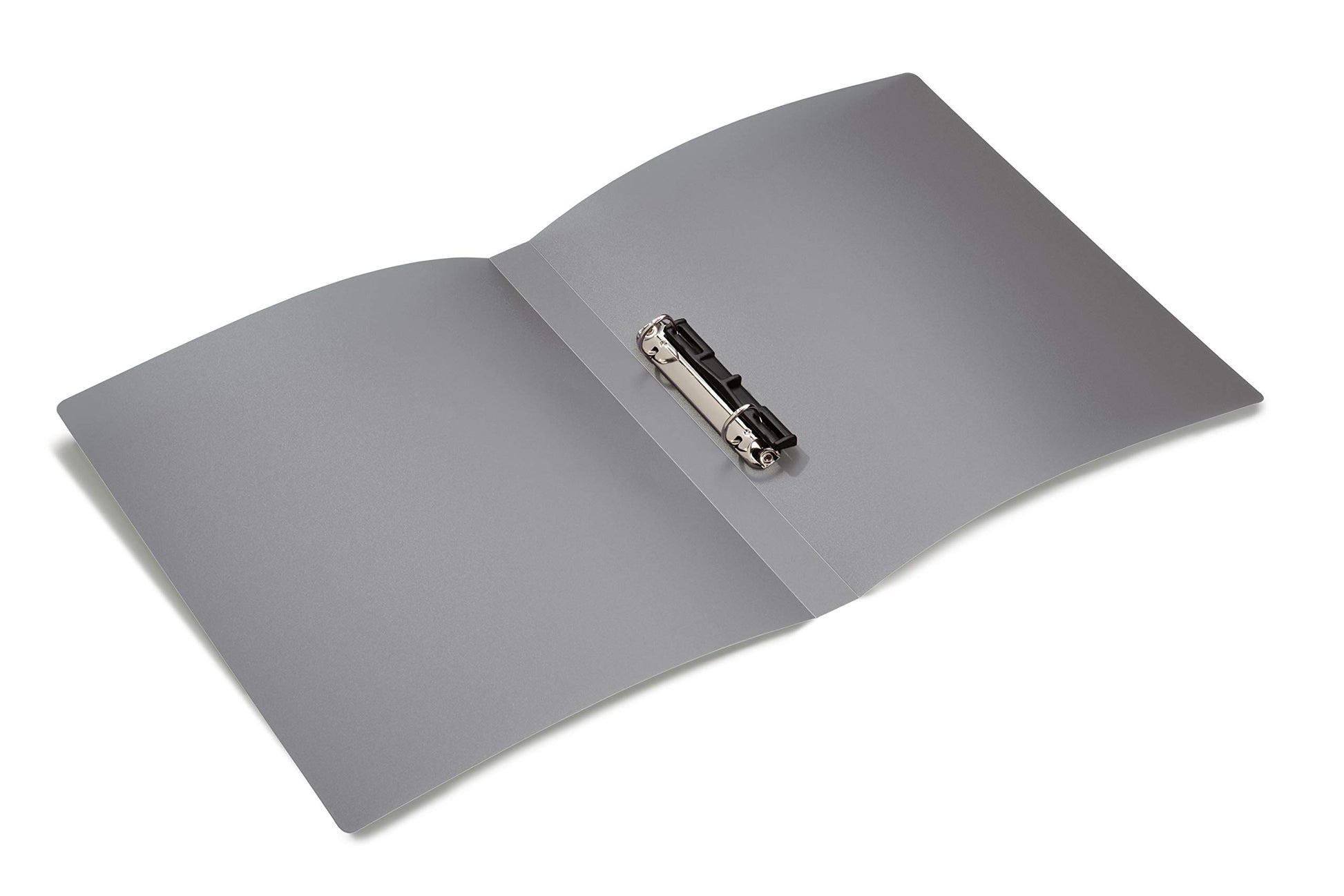 HERMA Ring Binder Translucent in Grey, A4, 25 mm Spine, Slim 2-Ring Binder Made of Plastic