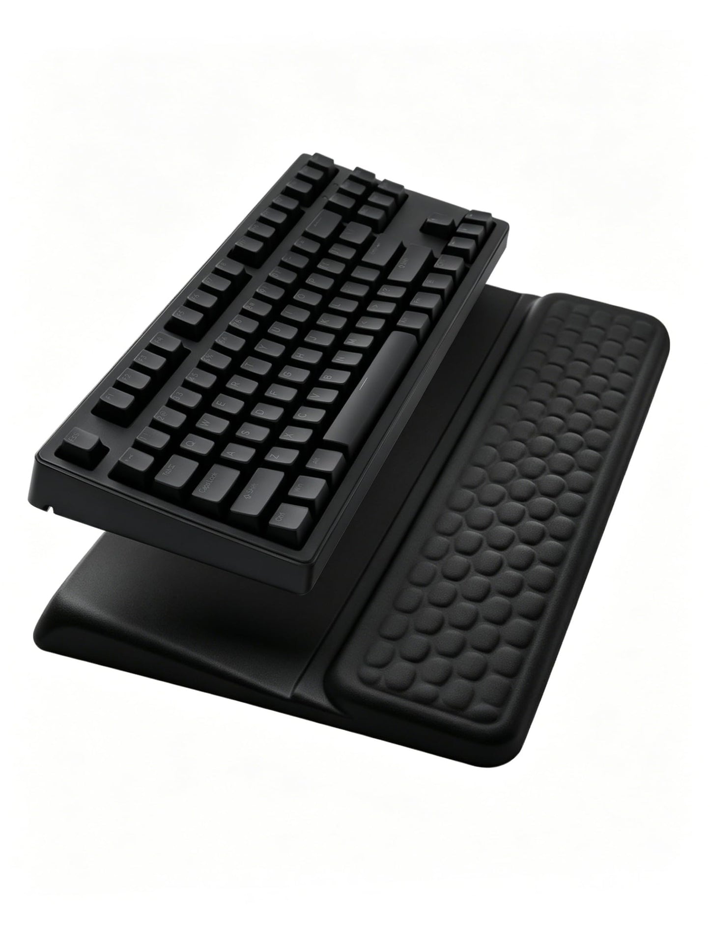 Computer Keyboard Stand with Wrist Rest Support Pad, Black