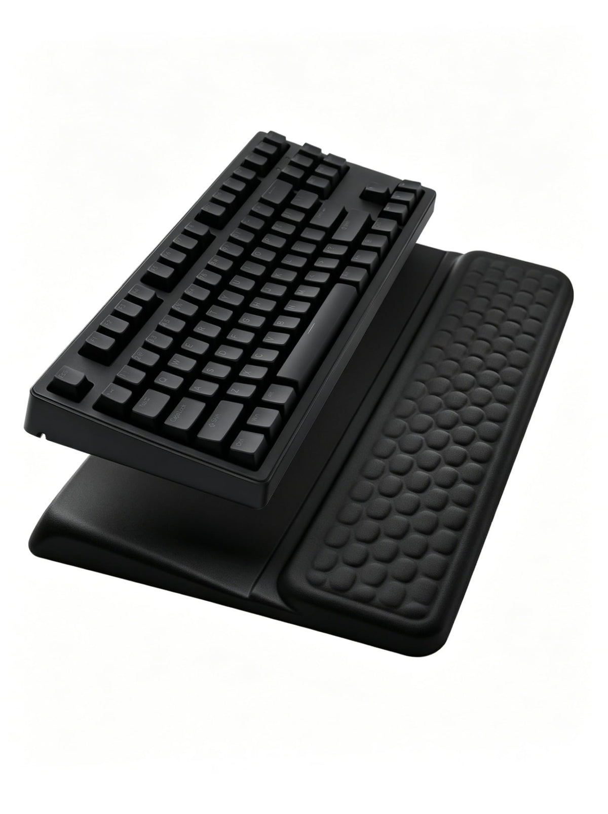 Computer Keyboard Stand with Wrist Rest Support Pad, Black