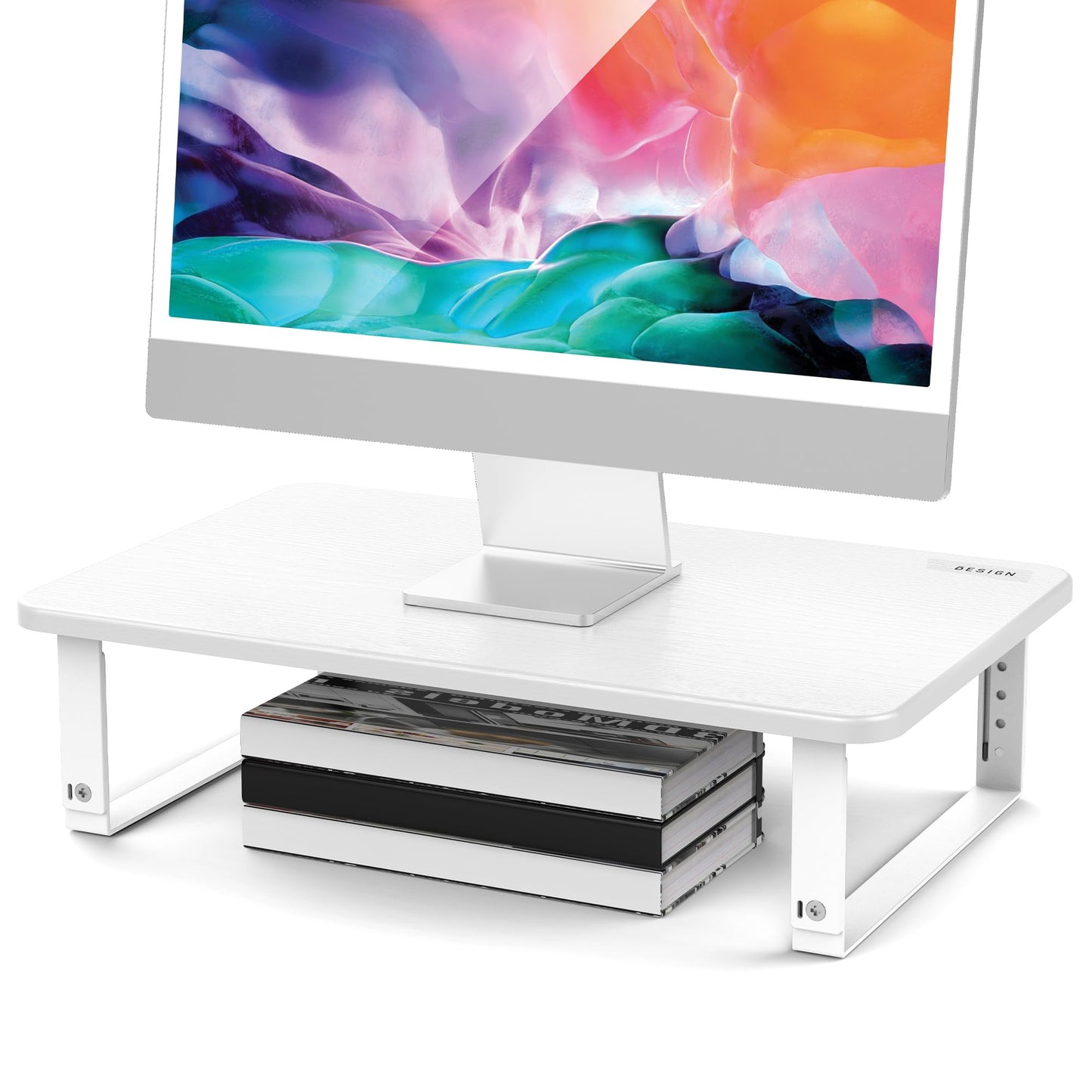 BESIGN MS01 Monitor Stand Riser, Height Adjustable Laptop Stand, Computer Monitor Stand for