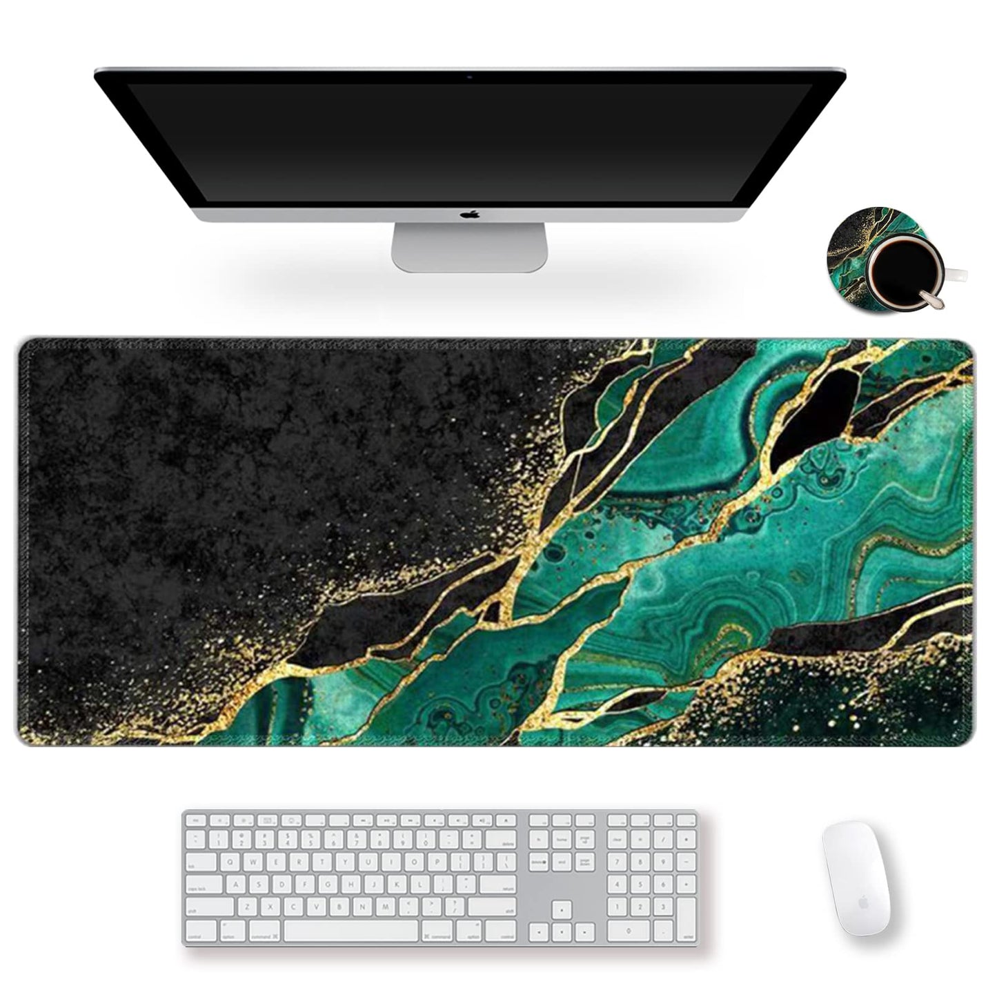 ArtSo Large Gaming Mouse Pad Extended Desk Pad XL Keyboard Mat Long Mousepad Decor Writing Pad