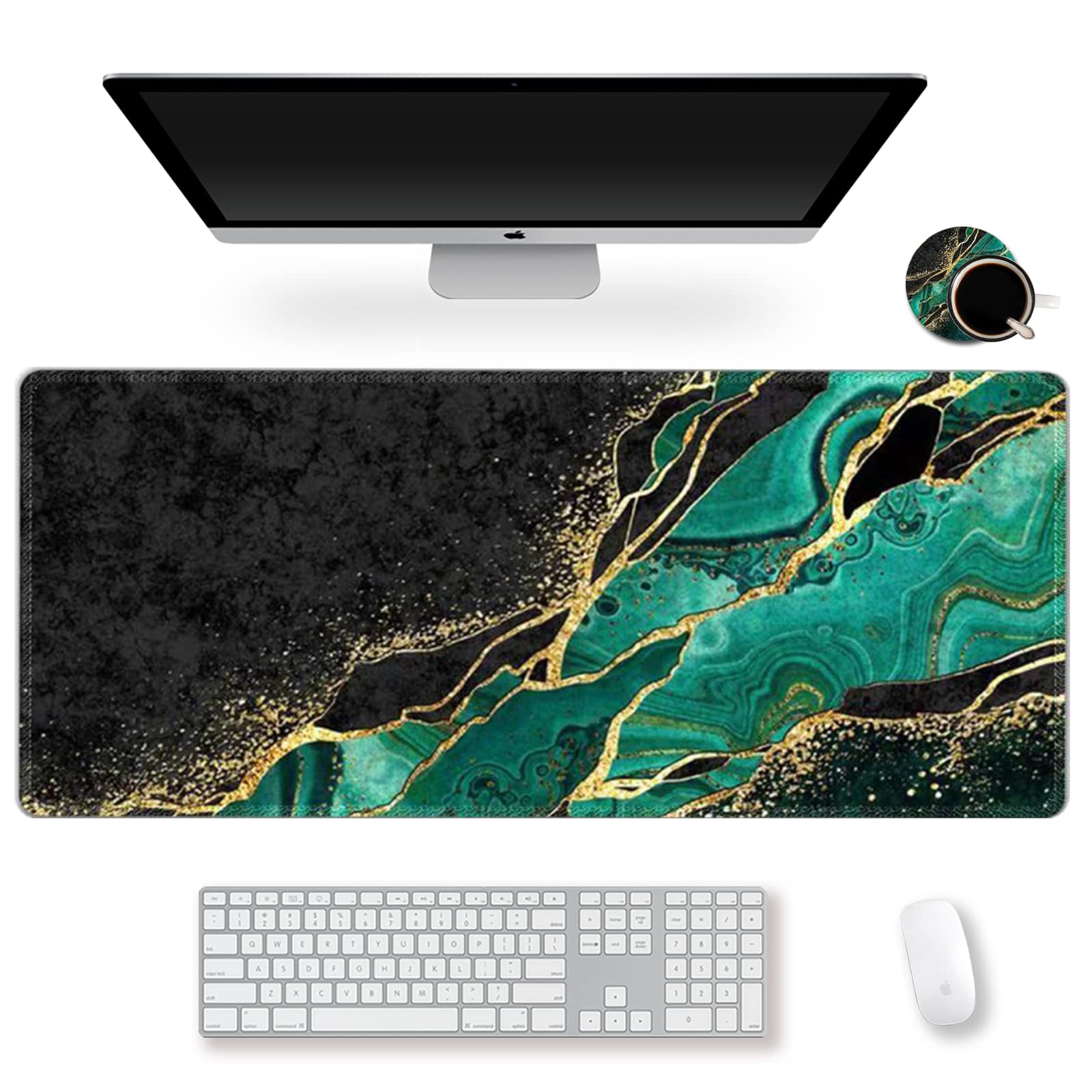 ArtSo Large Gaming Mouse Pad Extended Desk Pad XL Keyboard Mat Long Mousepad Decor Writing Pad