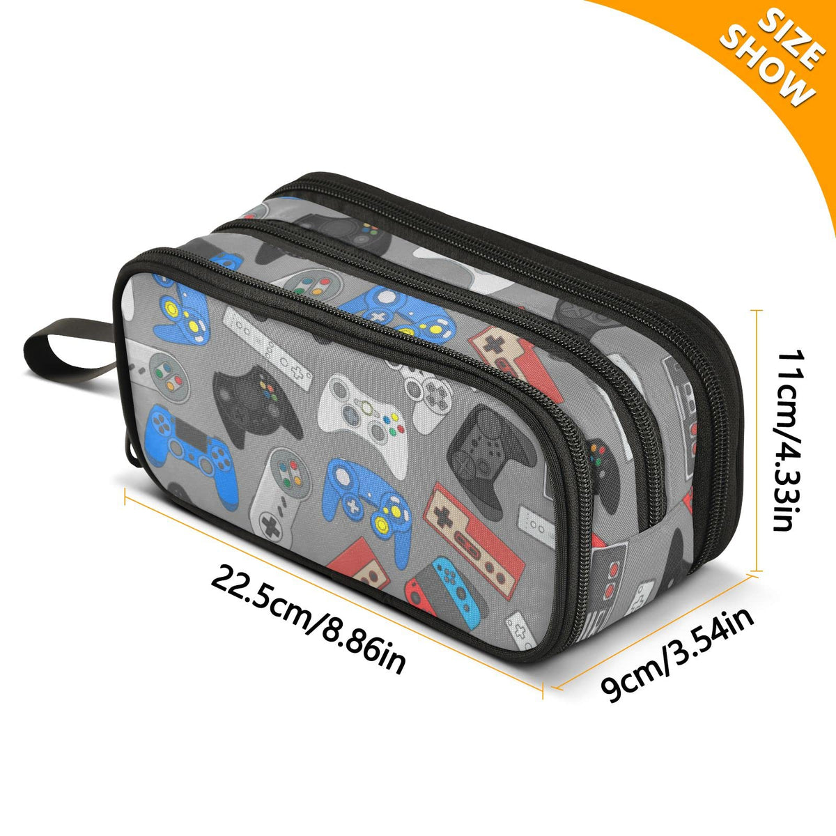 XUWU Video Game Large Capacity Pencil Case Pencil Pouch Pen Box