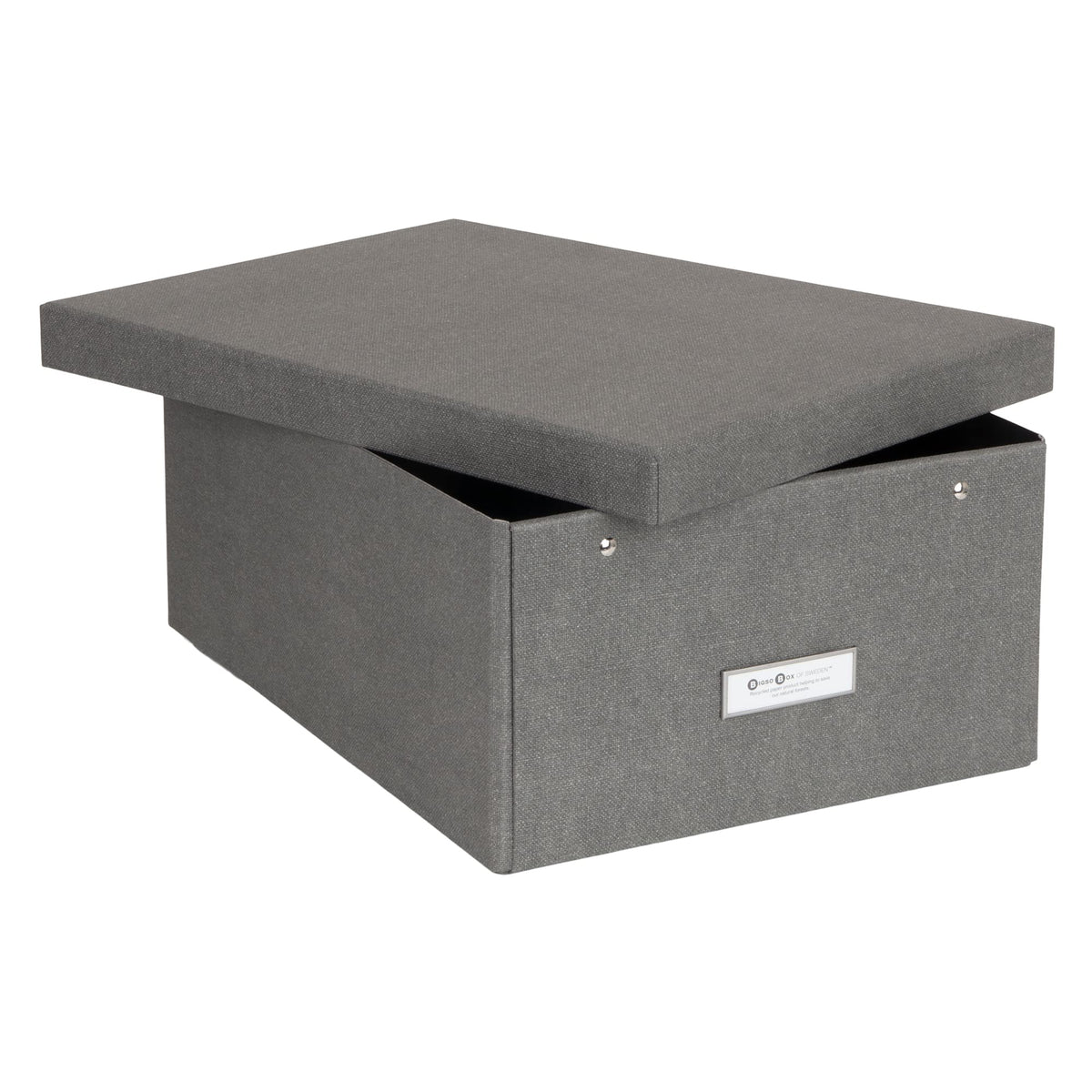 Bigso Box of Sweden Katia KD Collapsible Photo Storage Box with Labelframe for Easy Identification