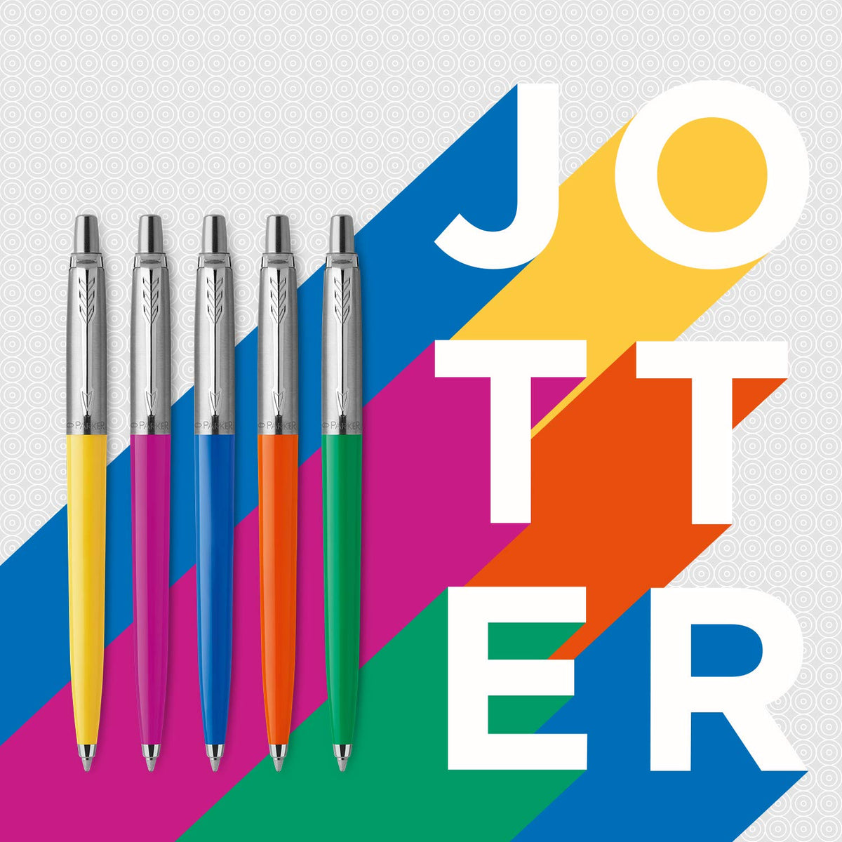 Parker Jotter Originals Ballpoint Pen Collection, '90s Retro Green Finish, Medium Point, Black Ink