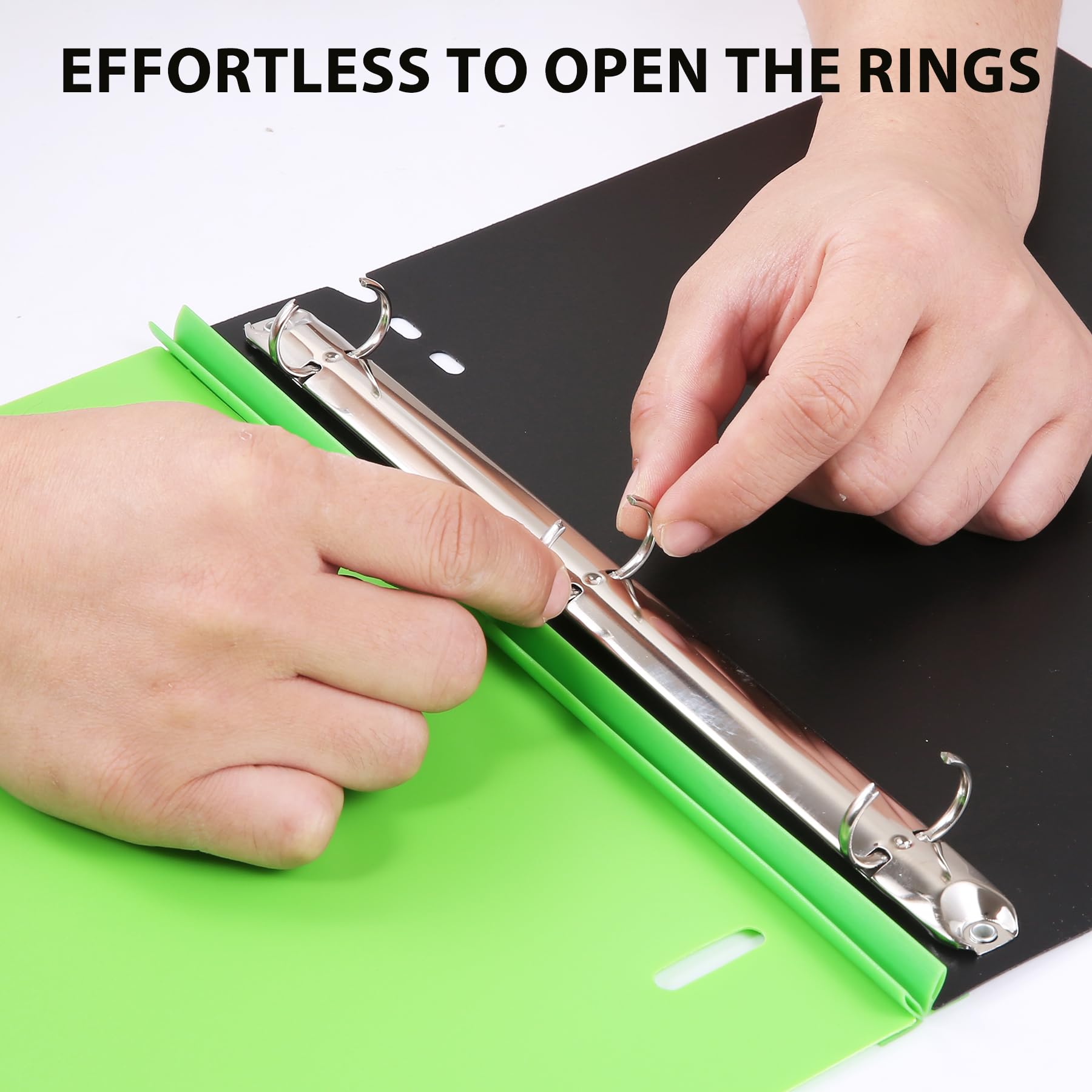 WOT I 12-Pack Telescoping 3 Ring Binder(0.75"), Expandable Flexible Binder - Patented Design for
