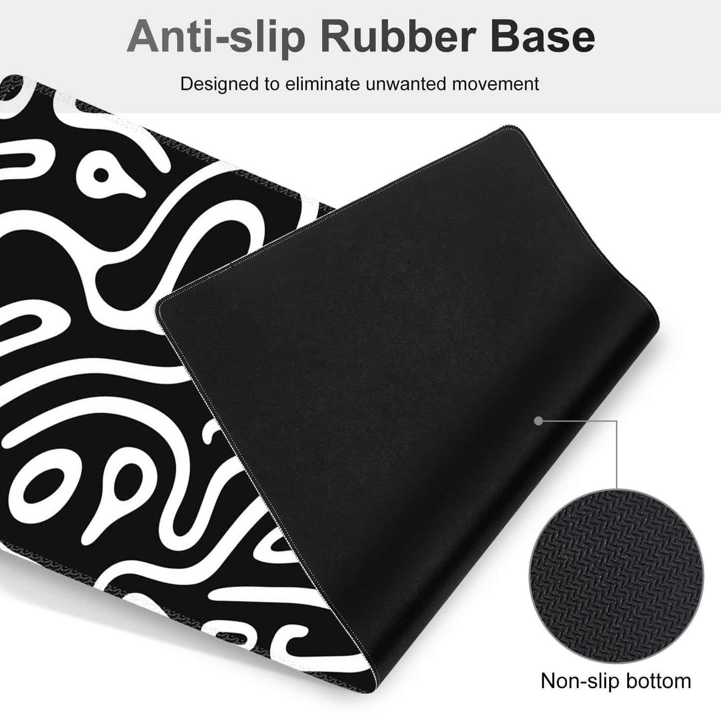 NXZGO Large Gaming Mouse Pad Set, 4 in 1 Extended Keyboard Desk Mat with Wrist Rest, Computer Game